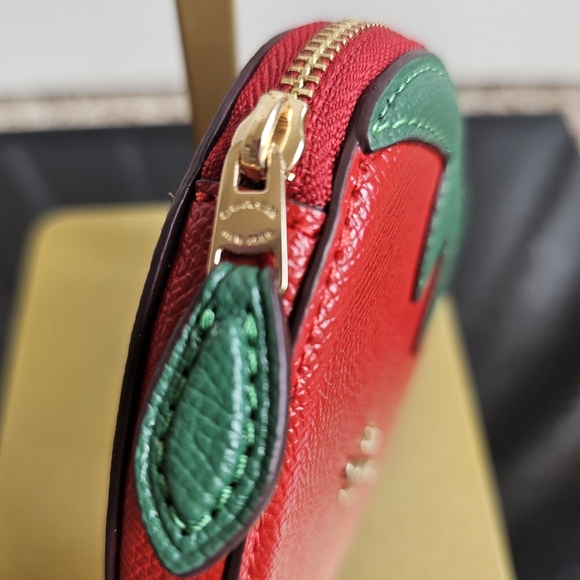 Coach NWT Strawberry Coin Case - Picture 5 of 8